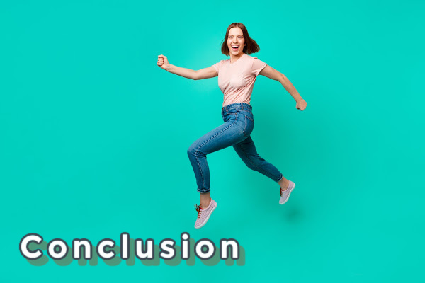 woman jumping to conclusion