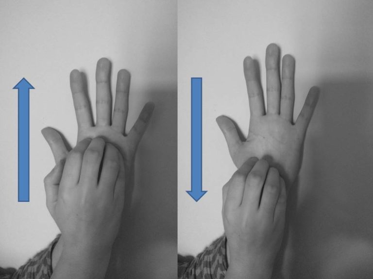 Rubbing hands together in body language