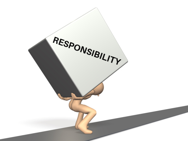 taking responsibility