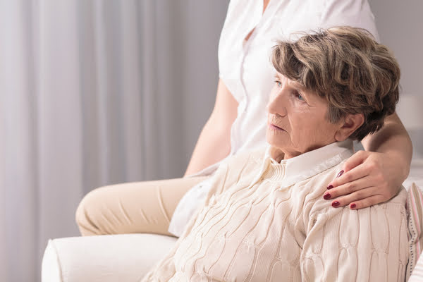 woman feeling like a burden