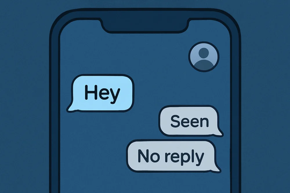 no response to text