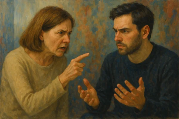 covert narcissist mother arguing