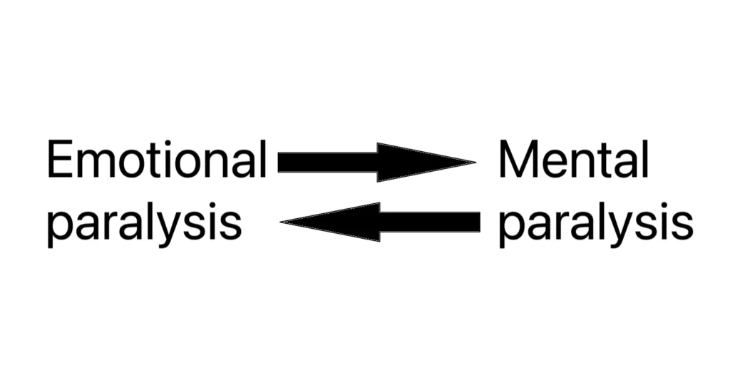 emotional and mental paralysis relationship