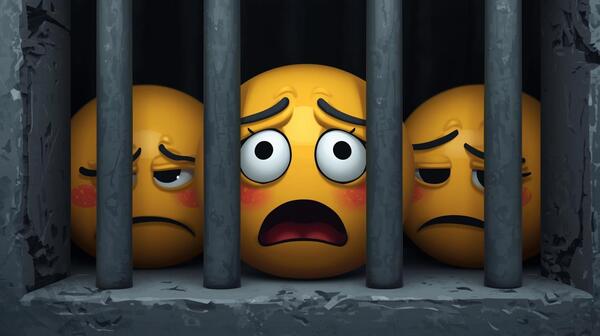 trapped emojis