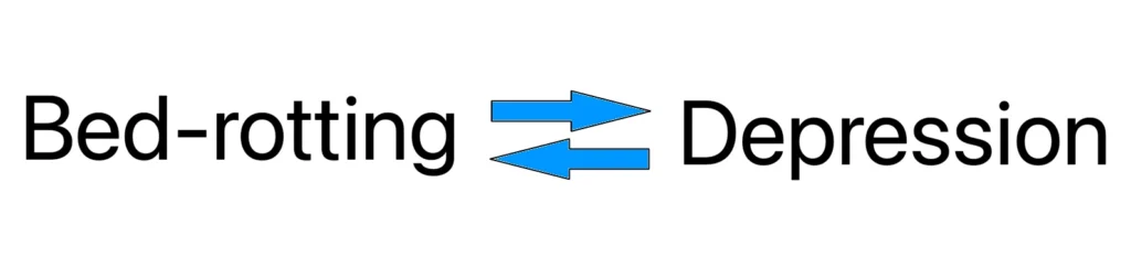 bed rotting and depression relationship