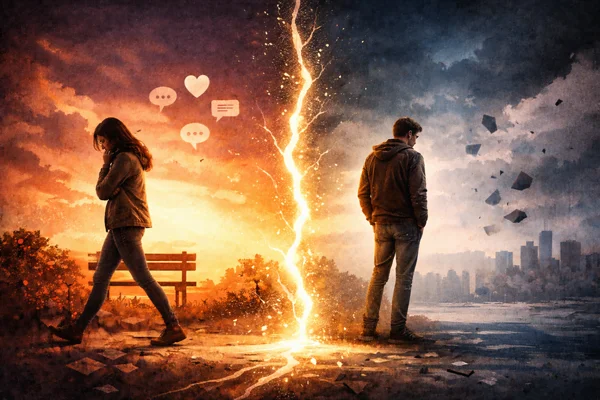 emotionally detached couple