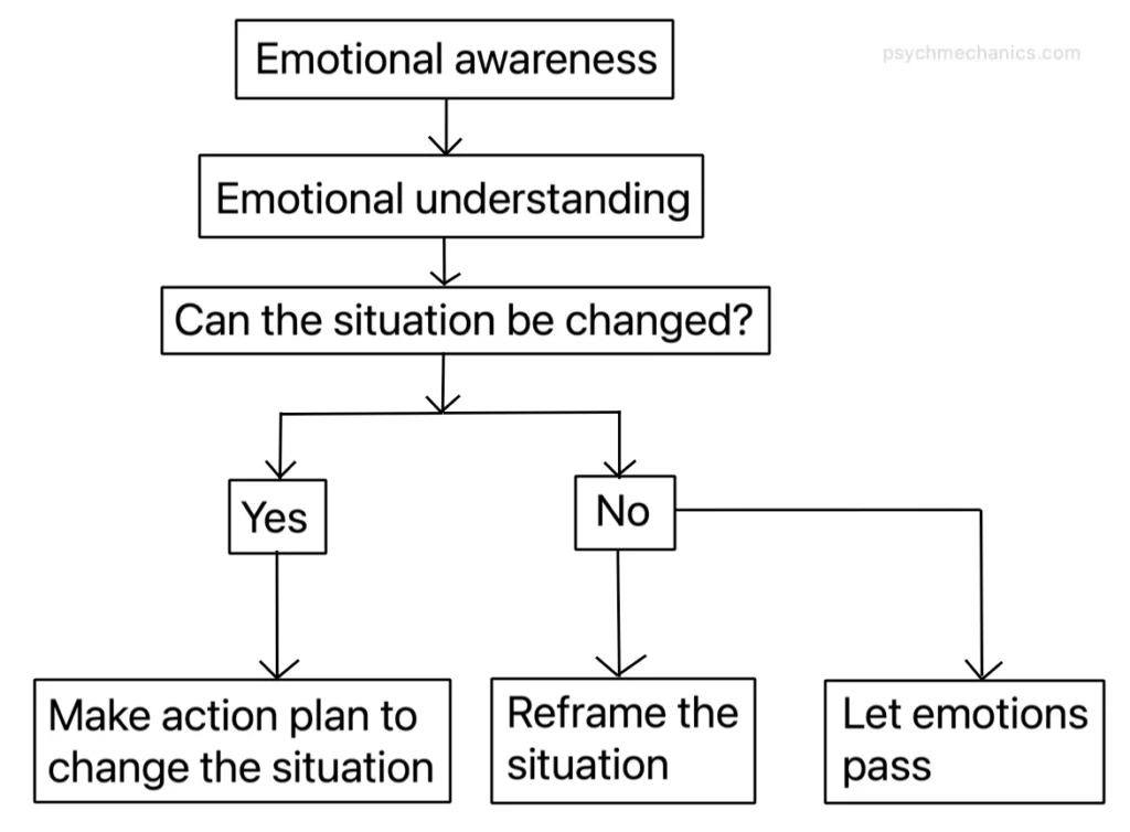 emotional regulation flowchart