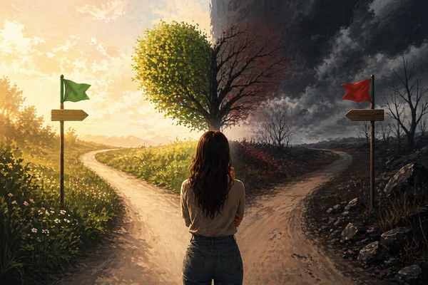 making relational choice based on flags